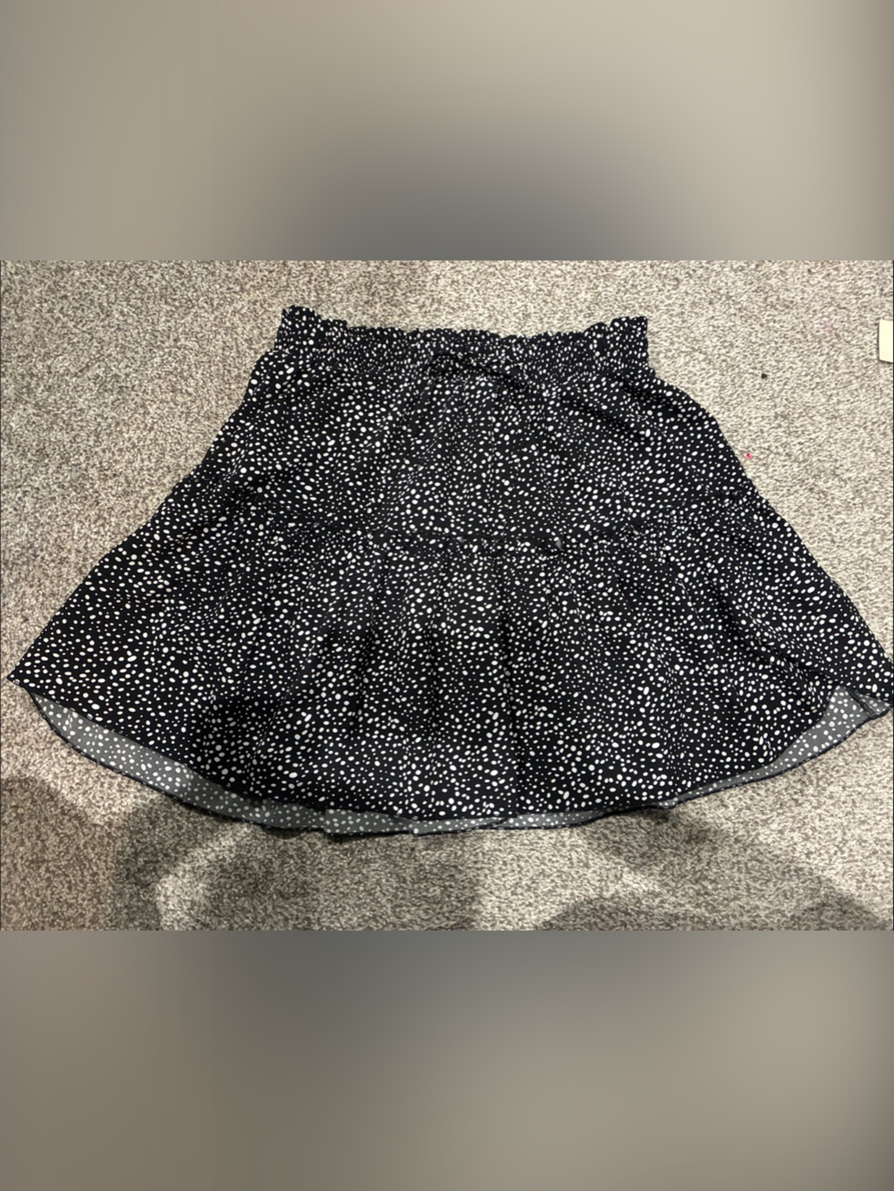 Black & White Polka Dot Skirt